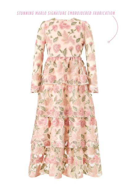 Ella Floral Maxi Dress – Marlo Kids Worldwide