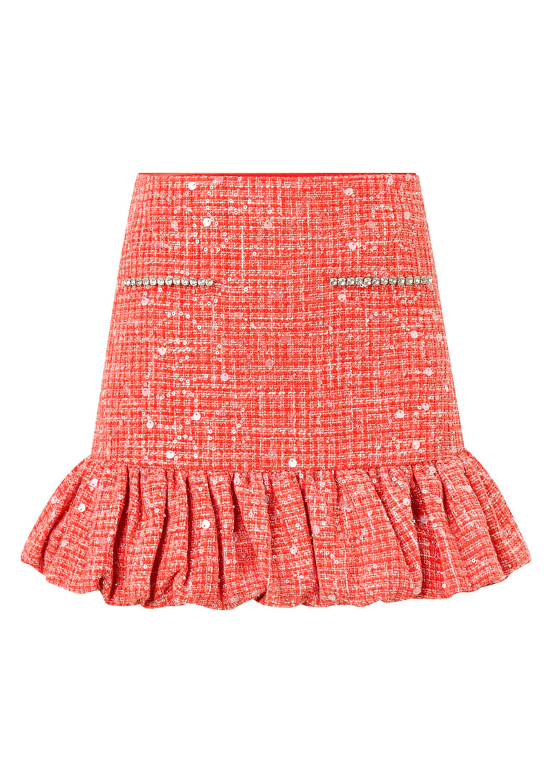 Odelia Tweed Mini Skirt