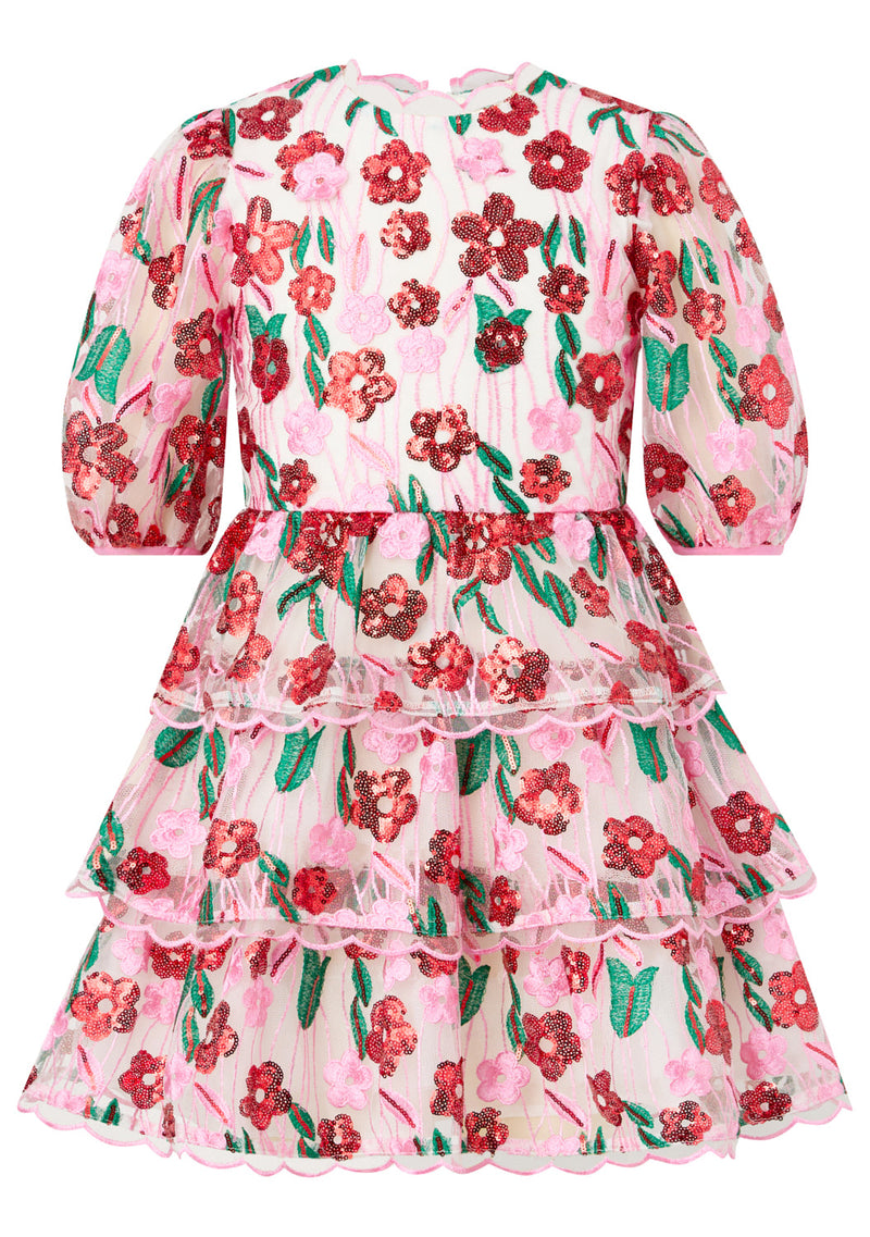 Shyla Embroidered Mini Dress