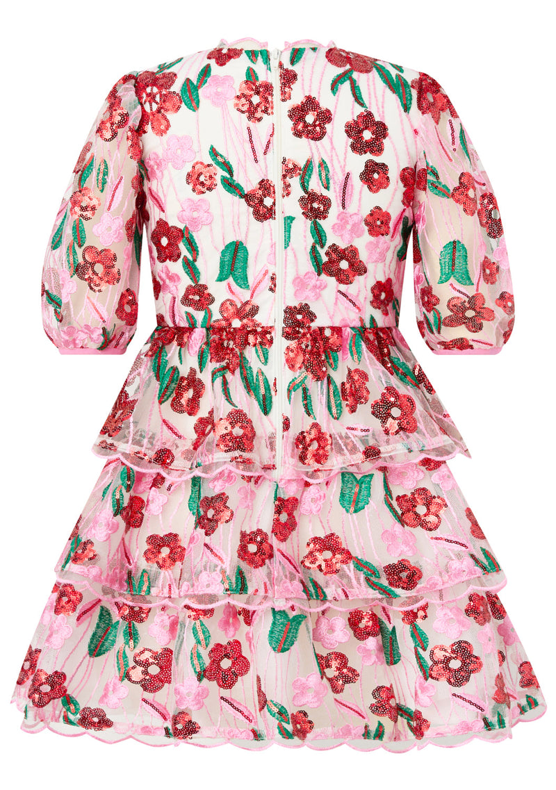 Shyla Embroidered Mini Dress