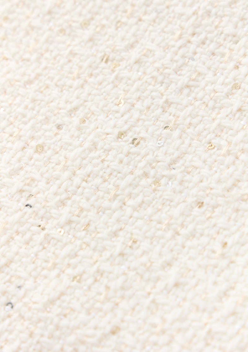 Odelia Heart-Shaped Tweed Top