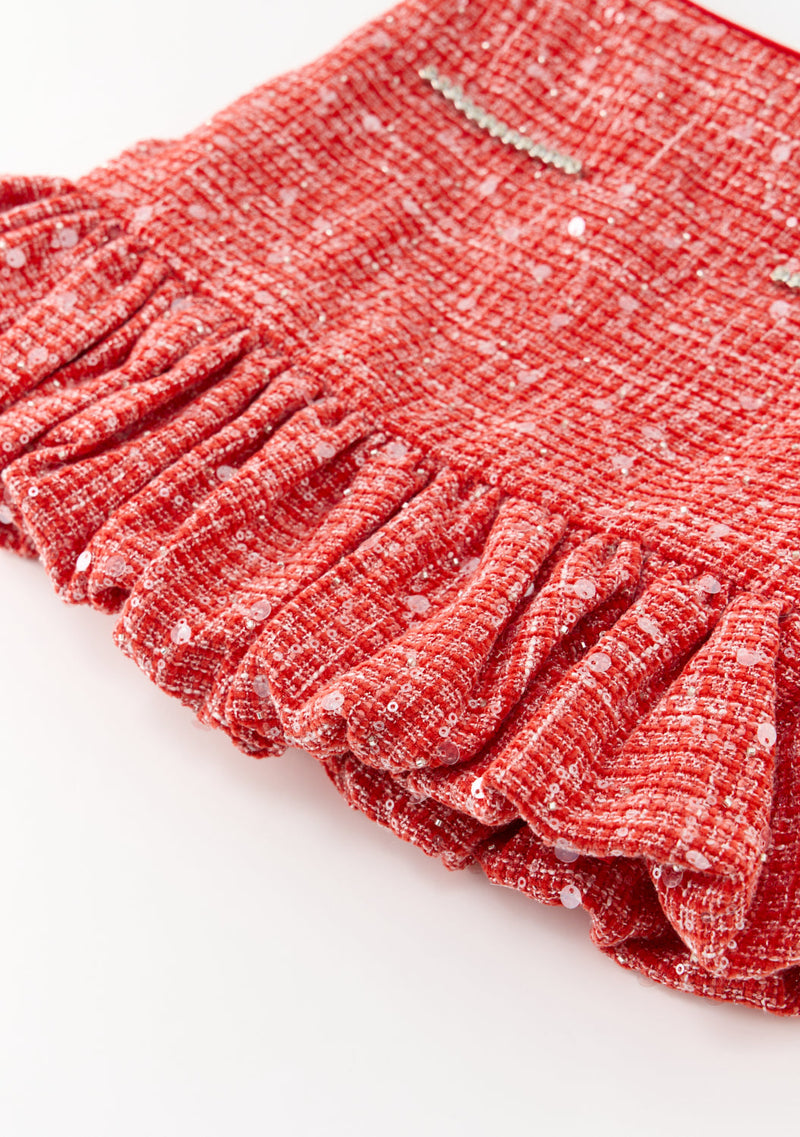 Odelia Tweed Mini Skirt