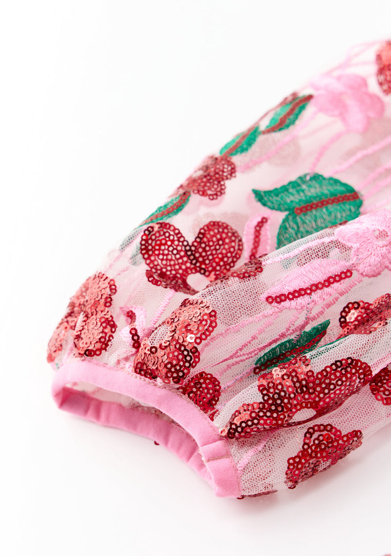 Shyla Embroidered Mini Dress