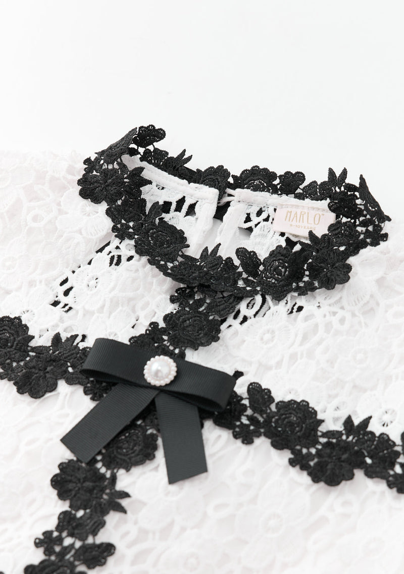 Aveline Embroidered Mini Dress