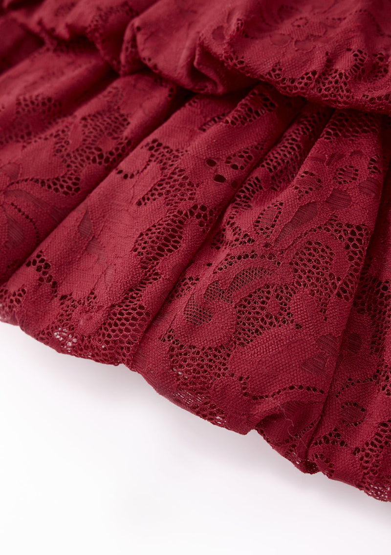 Rosella Lace Sleeve Mini Dress