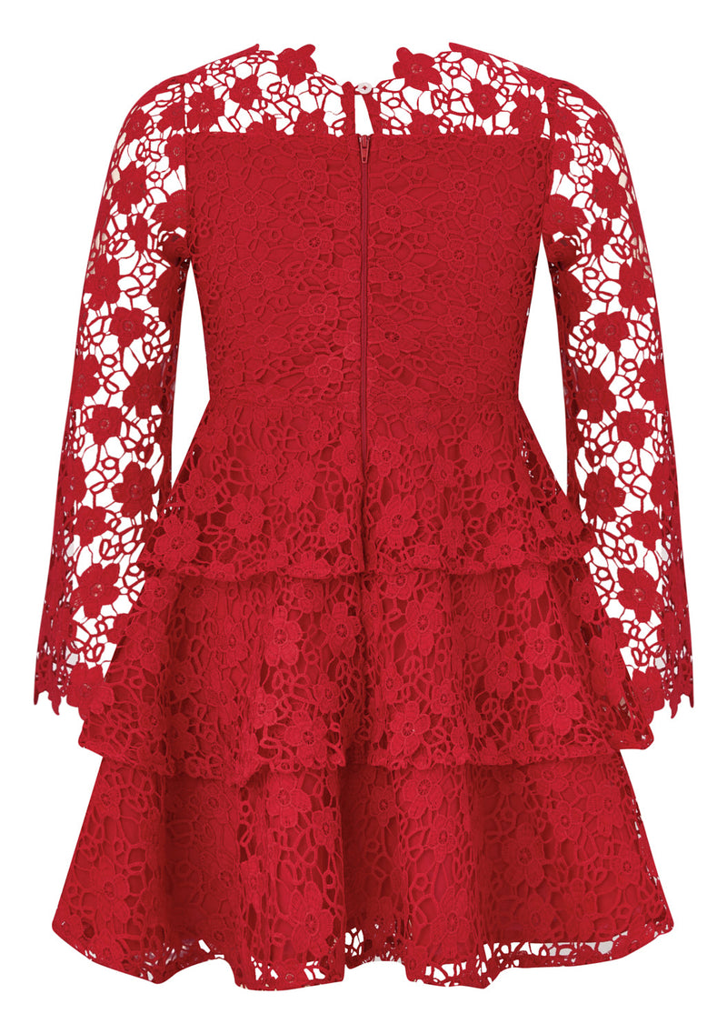 Cora Embroidered Mini Dress