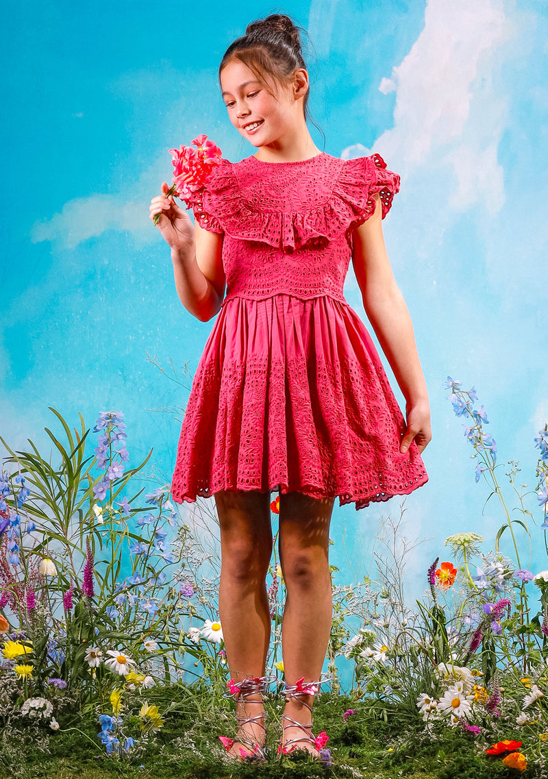 Naomi Embroidered Mini Dress Marlo Kids Worldwide Naomi Embroidered Mini Dress Marlo Kids Worldwide
