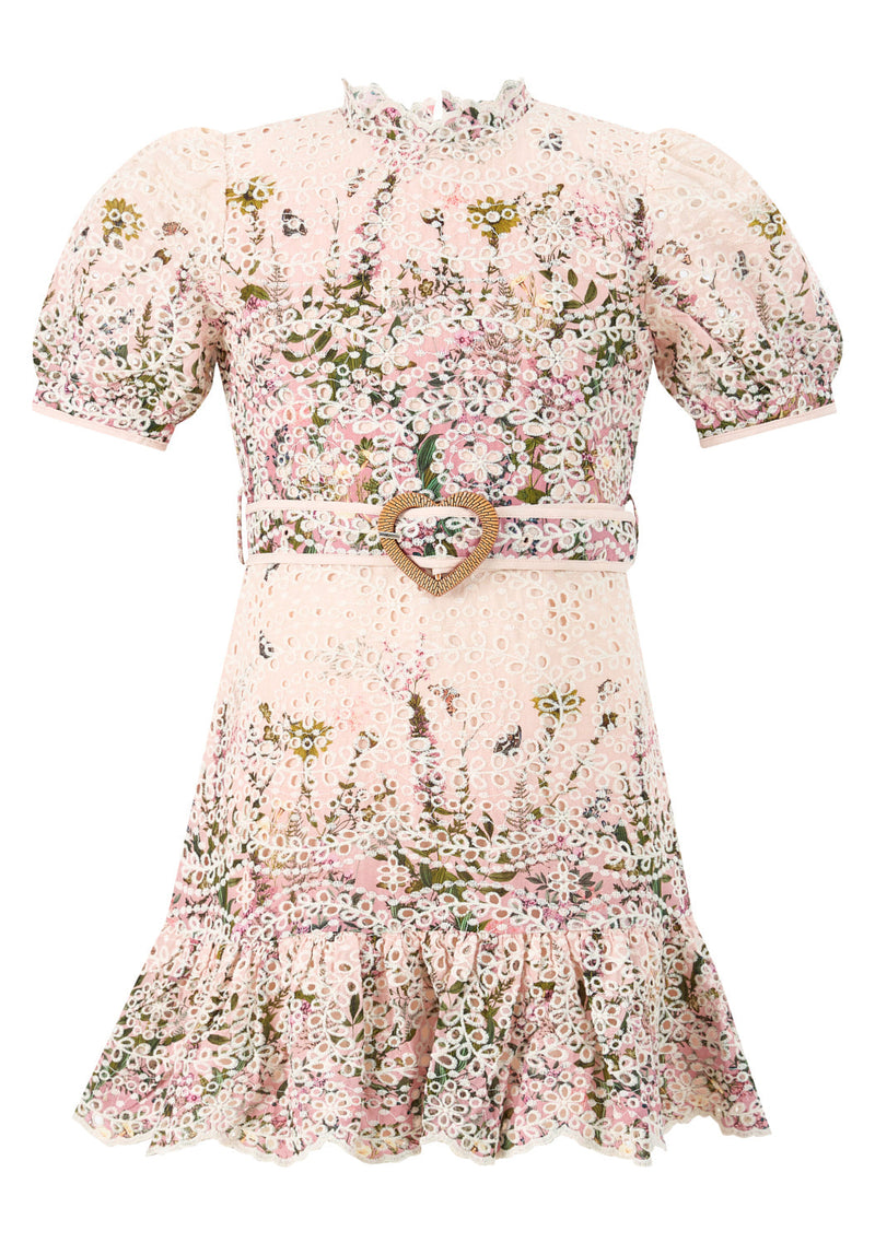 Chiara Embroidered Mini Dress