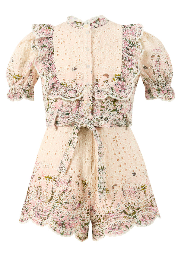 Chiara Embroidered Romper