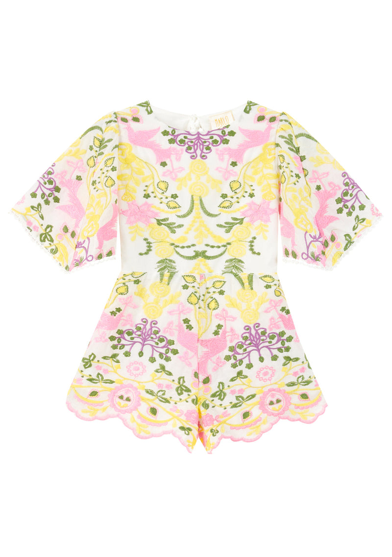 Fiona Embroidered Romper (Baby)