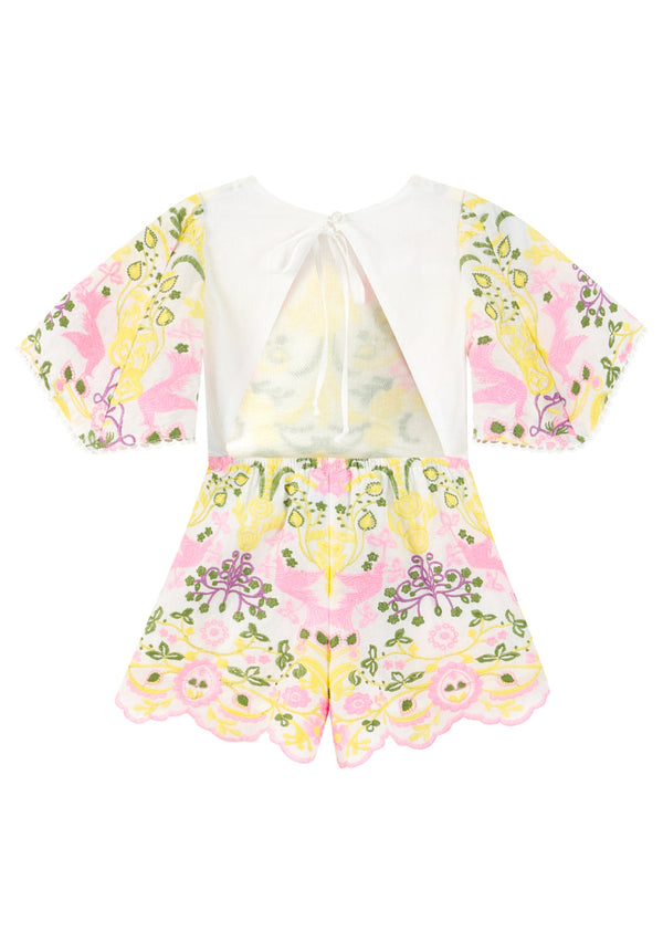 Fiona Embroidered Romper (Baby)