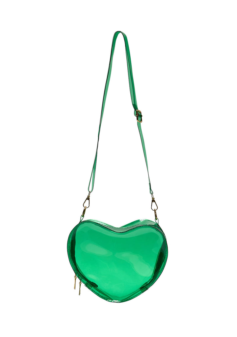 Heart Perspex Bag