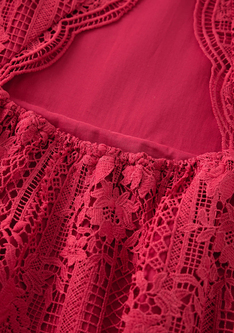 Kiara Embroidered Maxi Dress