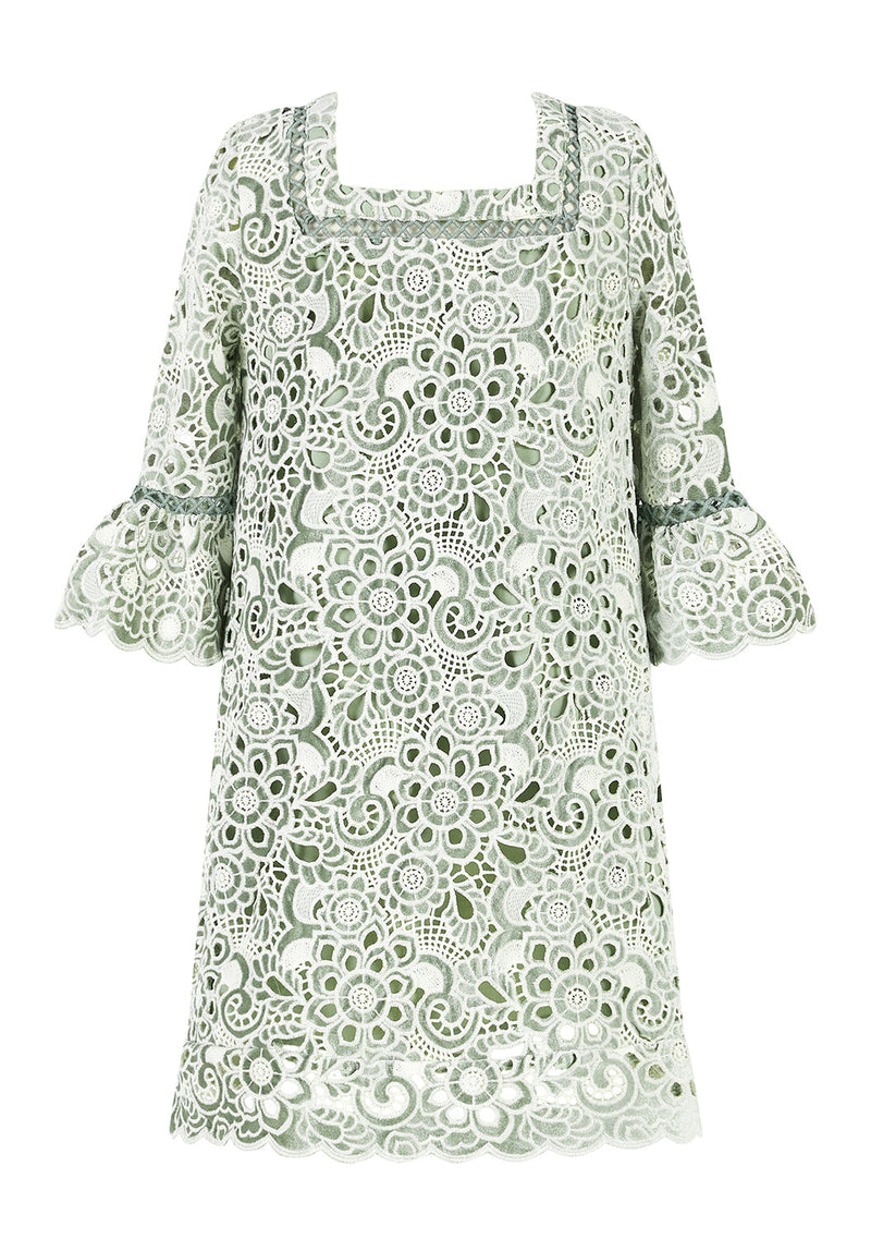 Libby Embroidered Mini Dress