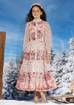 Lilah Floral Maxi Dress Marlo Kids Worldwide