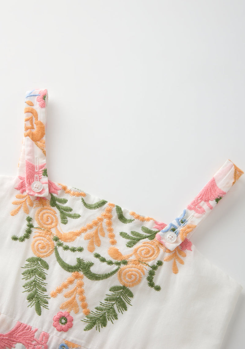 Lyla Embroidered Romper (Baby)