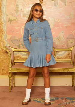 Maggie Denim Mini Dress