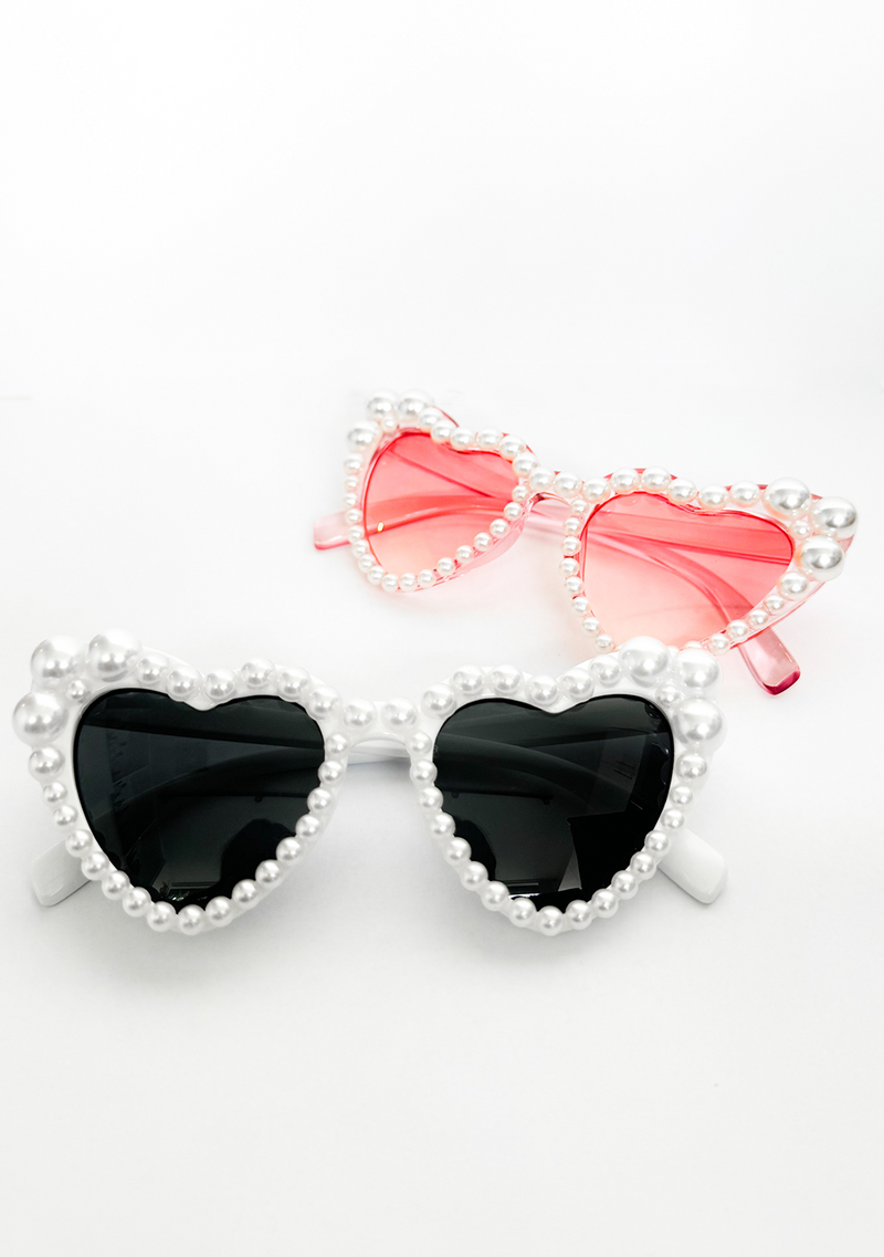 Pearl Heart Sunglasses