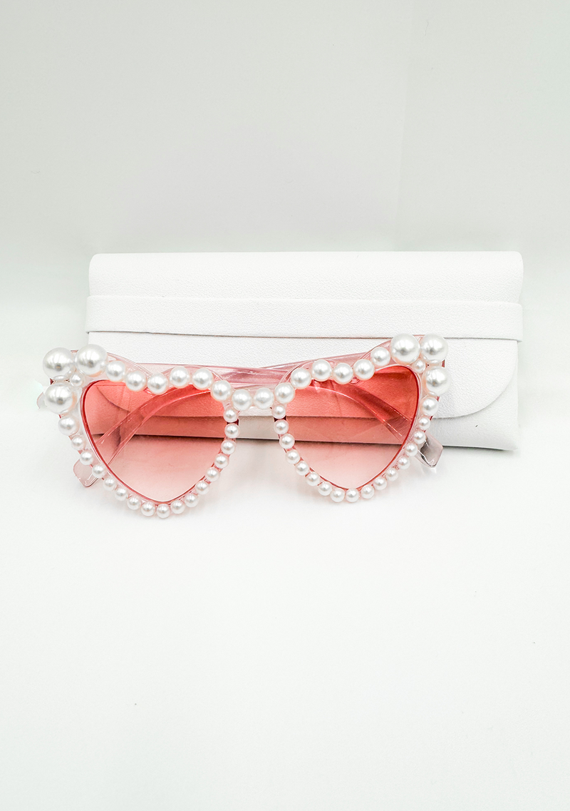 Pearl Heart Sunglasses