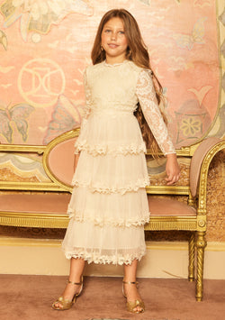 Peggy Lace Midi Dress