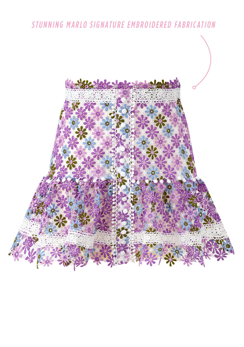 Sadie Embroidered Skirt