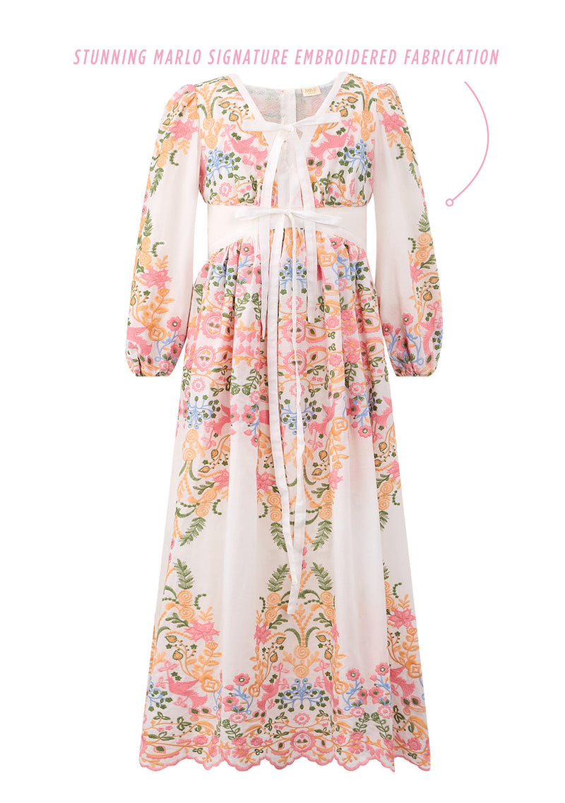 Lyla Embroidered Maxi Dress