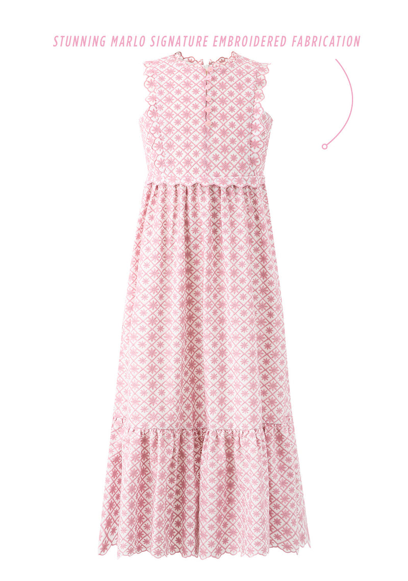 Brielle Embroidered Maxi Dress