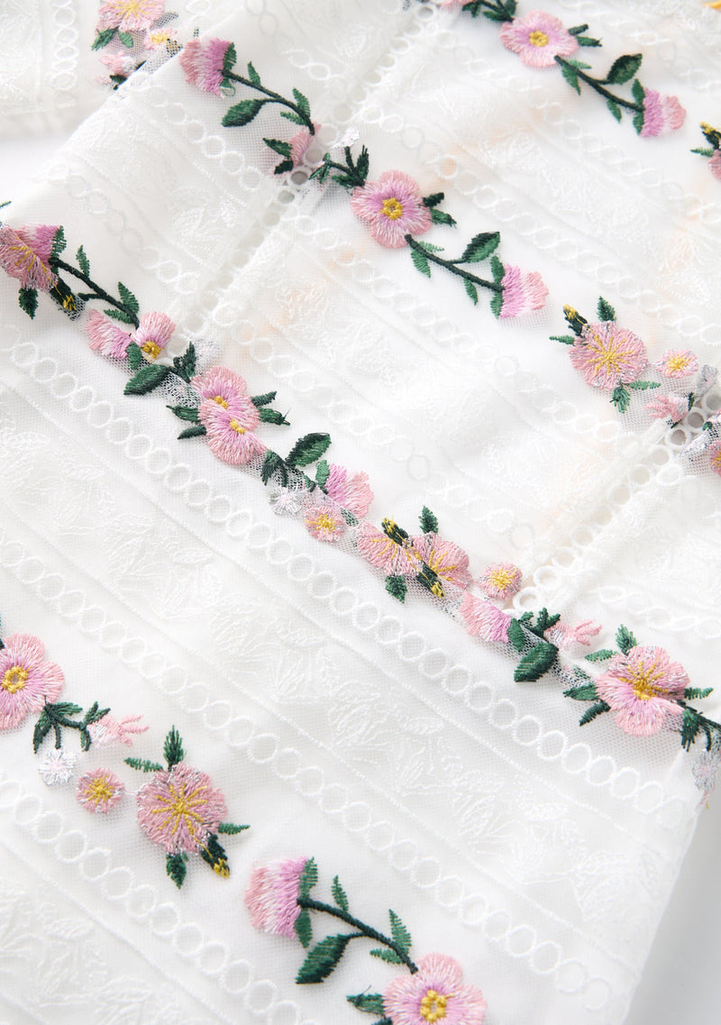 victoria embroidered maxi dress Marlo Kids