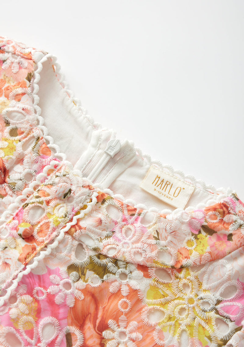 Blossom Embroidered Dress