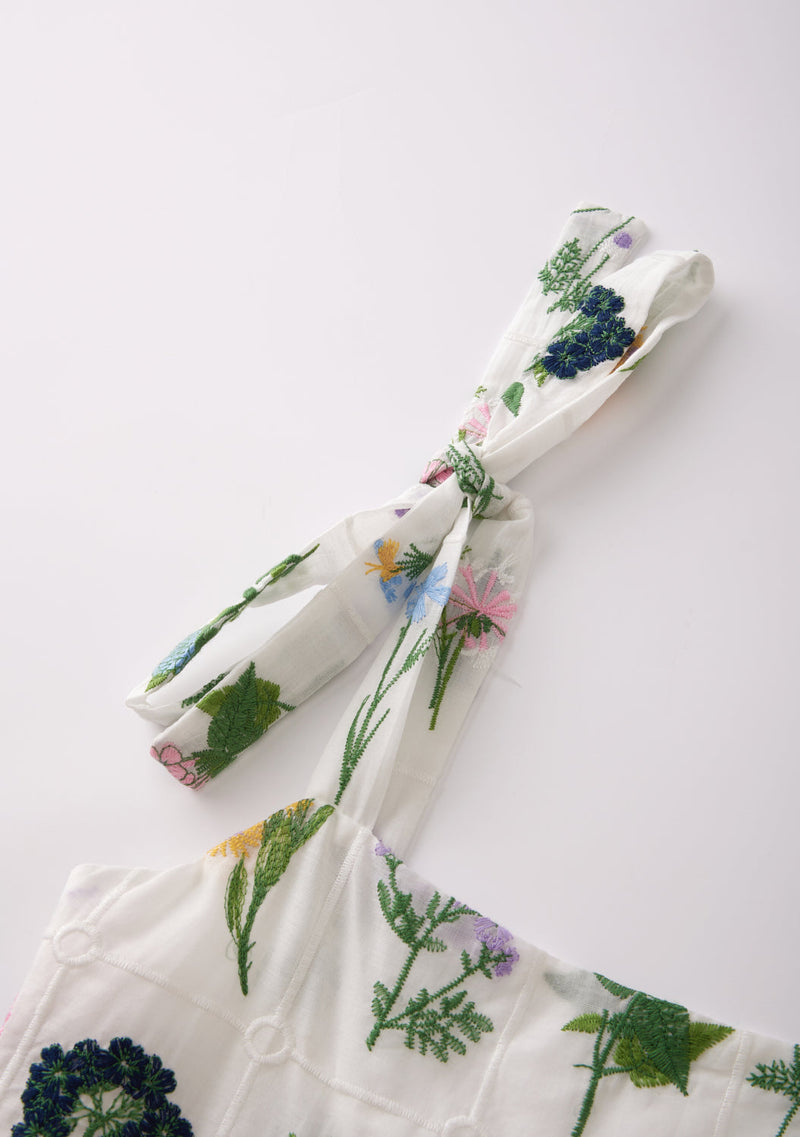 Freya Embroidered Maxi Dress