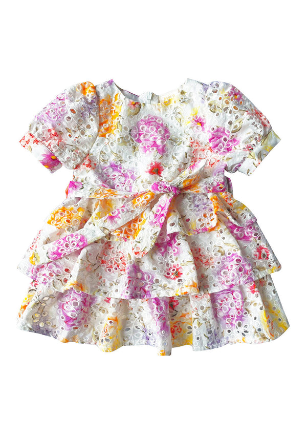 Arielle Embroidered Frill Dress (Baby)