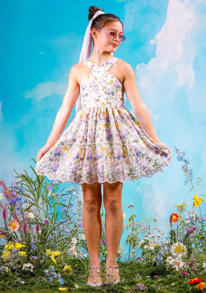 Dahlia Embroidered Dress Marlo Kids Worldwide Dahlia Embroidered Dress Marlo Kids Worldwide