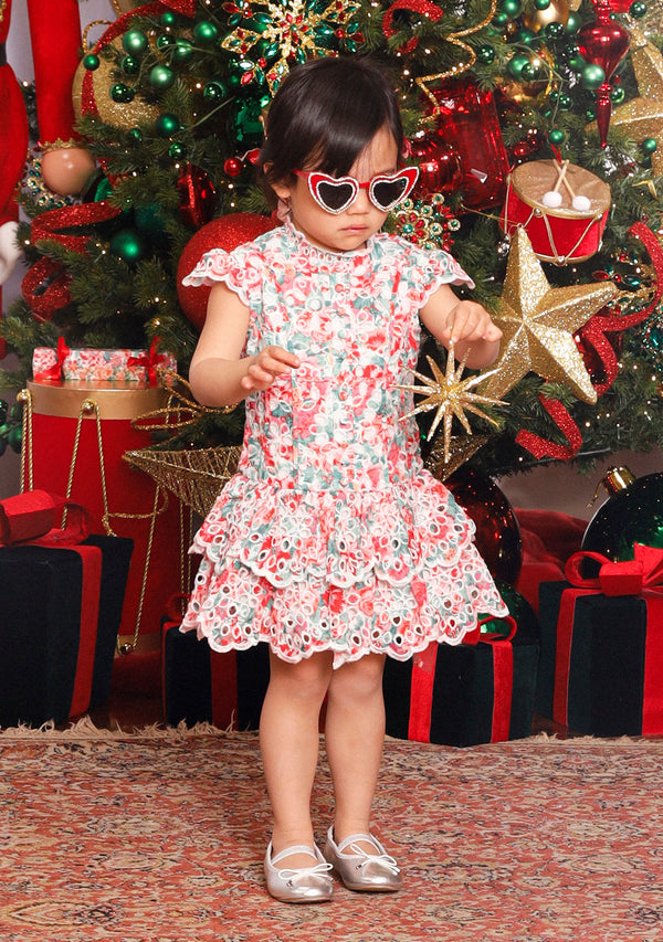 Holiday Embroidered Dress (Baby)