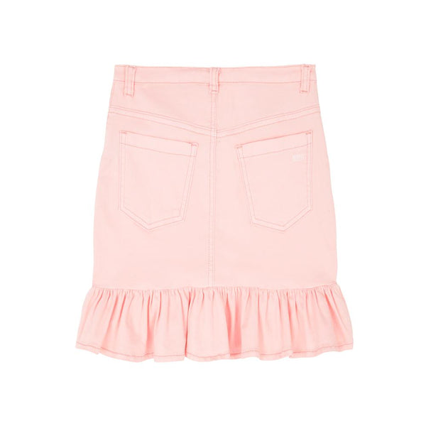 DENIM SKIRT (DUSTY PINK)