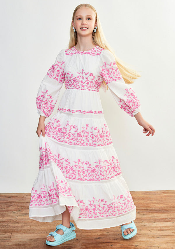 gyde Regnskab Ib Evelyn Embroidered Maxi Dress – Marlo Kids Worldwide