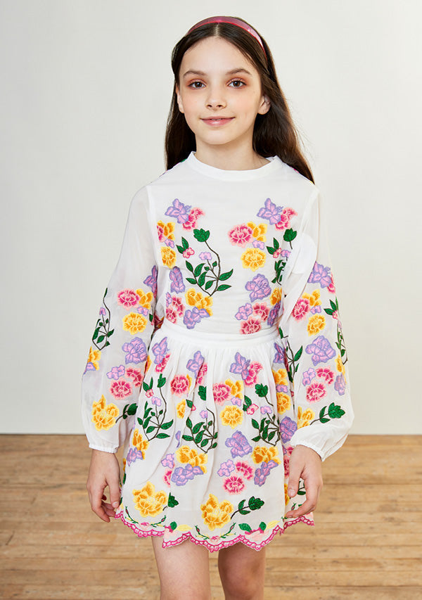 Mia Embroidered Dress