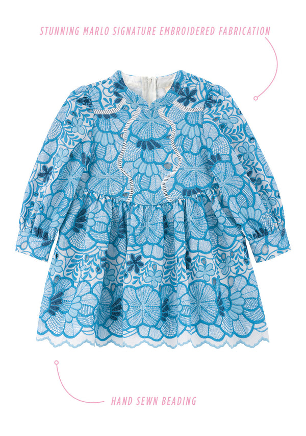 Evangeline Embroidered Dress (Baby)
